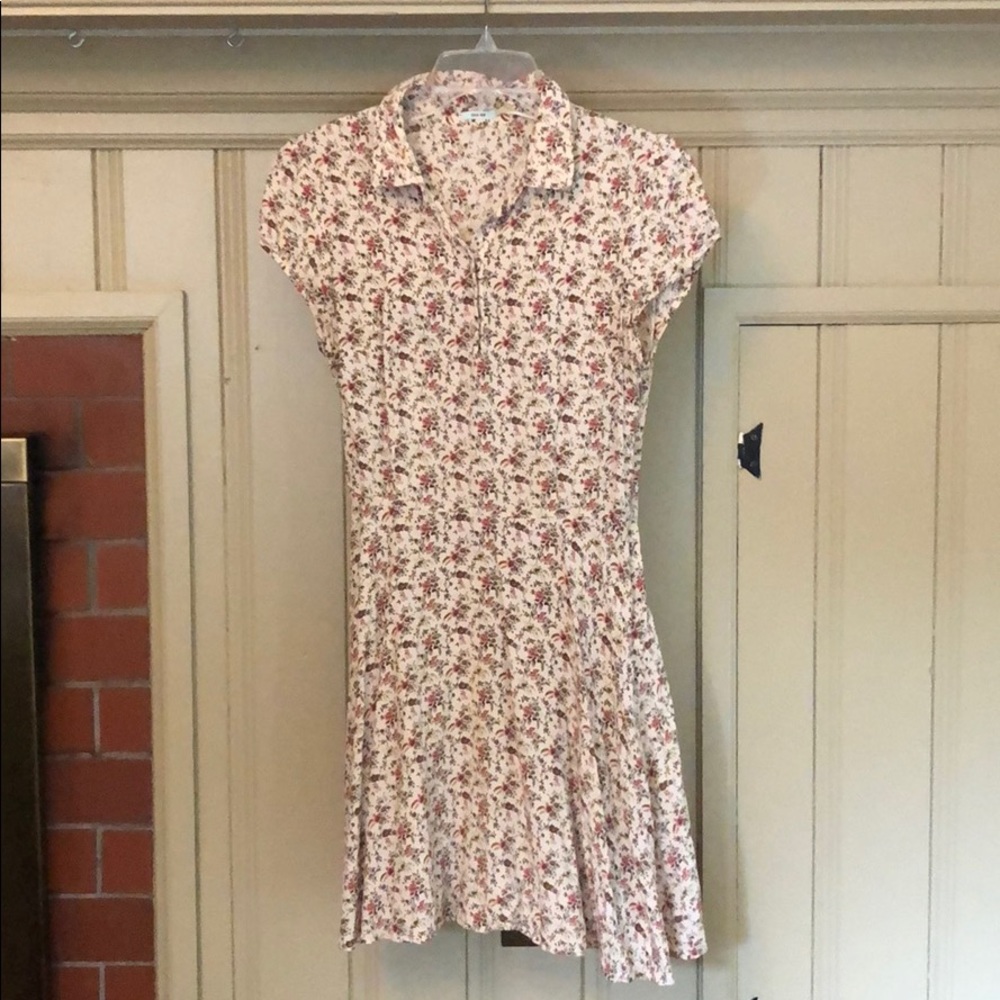 Button up collared dress